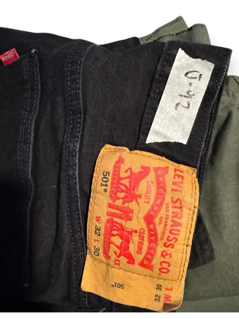 Vintage Levi's 501 Jeans Men 32x30 Dark Wash Button Fly Original Fit Straight MX